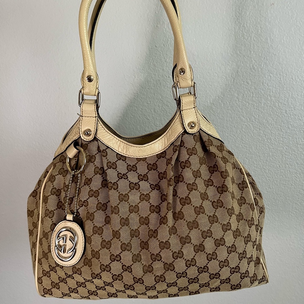 GUCCI Monogram Large Sukey Tote Off